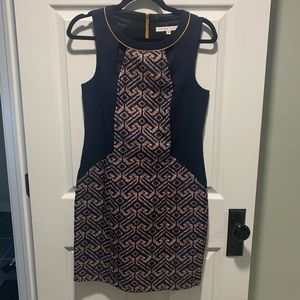 Trina Turk jacquard sheath dress